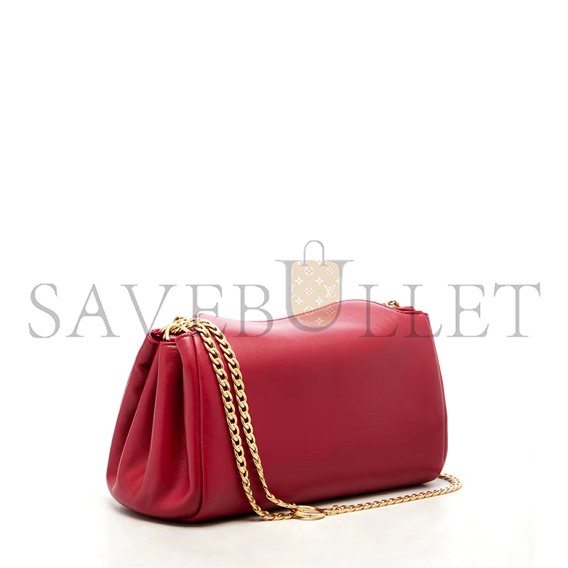 PRADA TUMULTE SMALL LEATHER SHOULDER BAG 1BD395 (24*13*13cm)